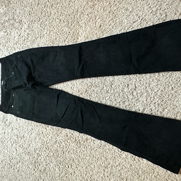 Hudson Black Flare corduroy Pants Size 27 - Picture 2 of 2